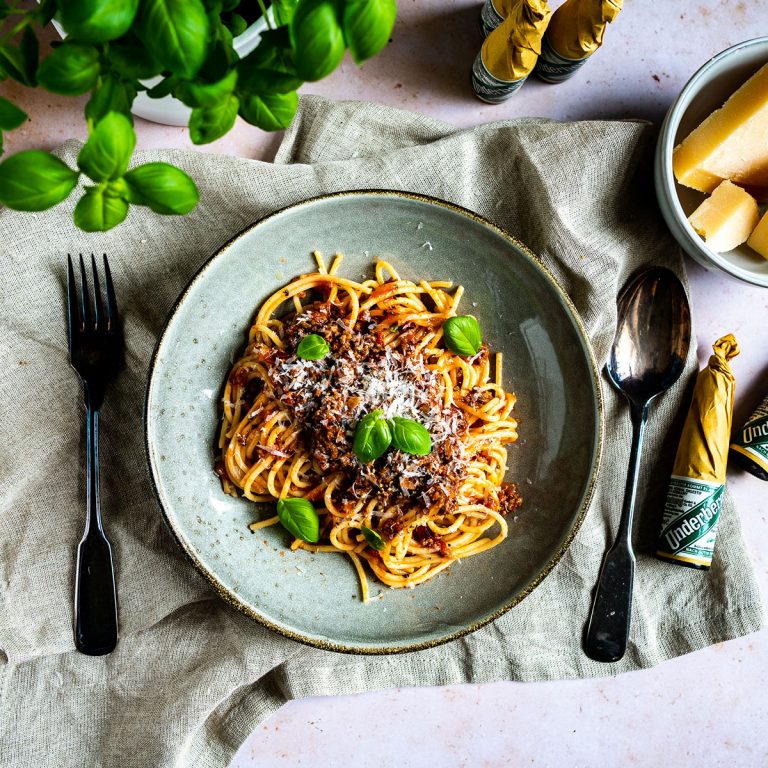 Quick Underberg Spaghetti Bolognese